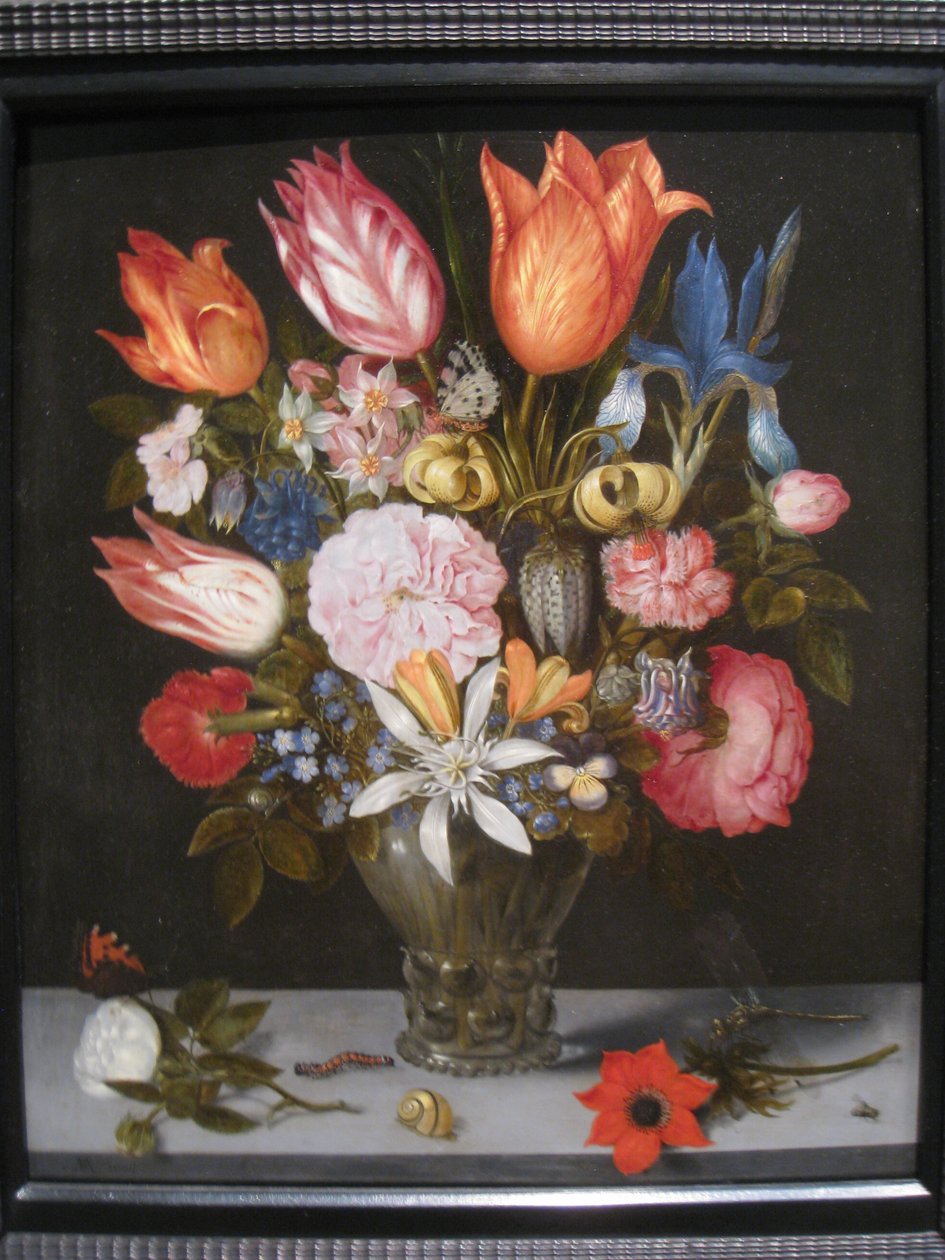 Fiori in un bicchiere da Ambrosius Bosschaert