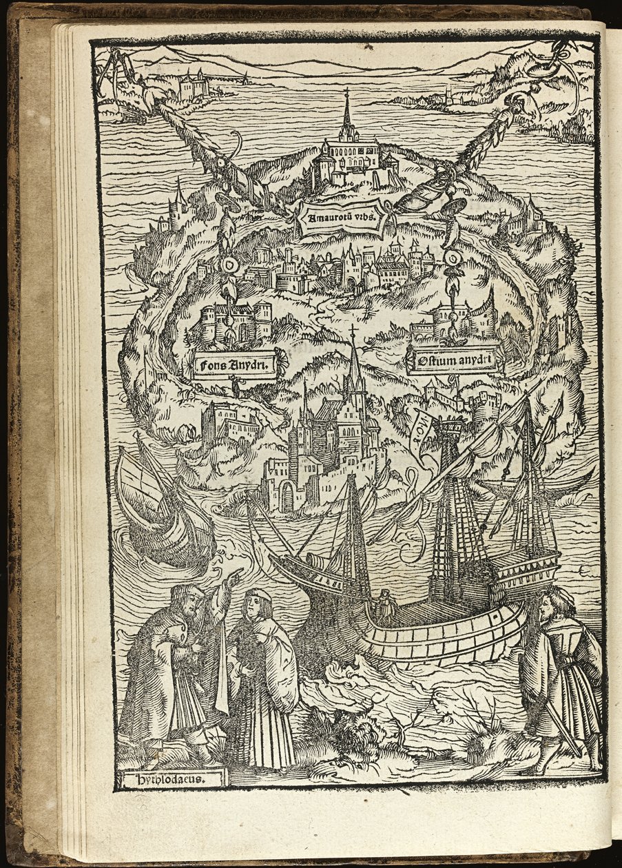 Utopia di Thomas More da Ambrosius Holbein