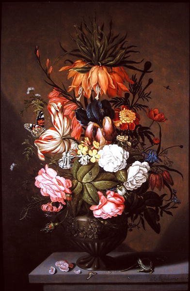 Natura morta di fiori assortiti da Ambrosius the Younger Bosschaert