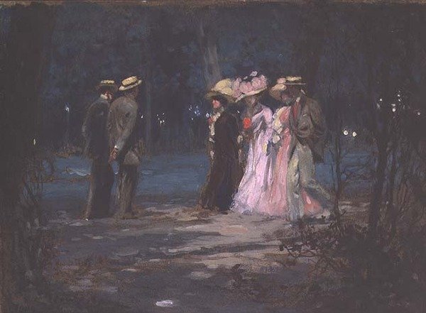 Passeggiata serale da Amédée Julien Marcel Clément