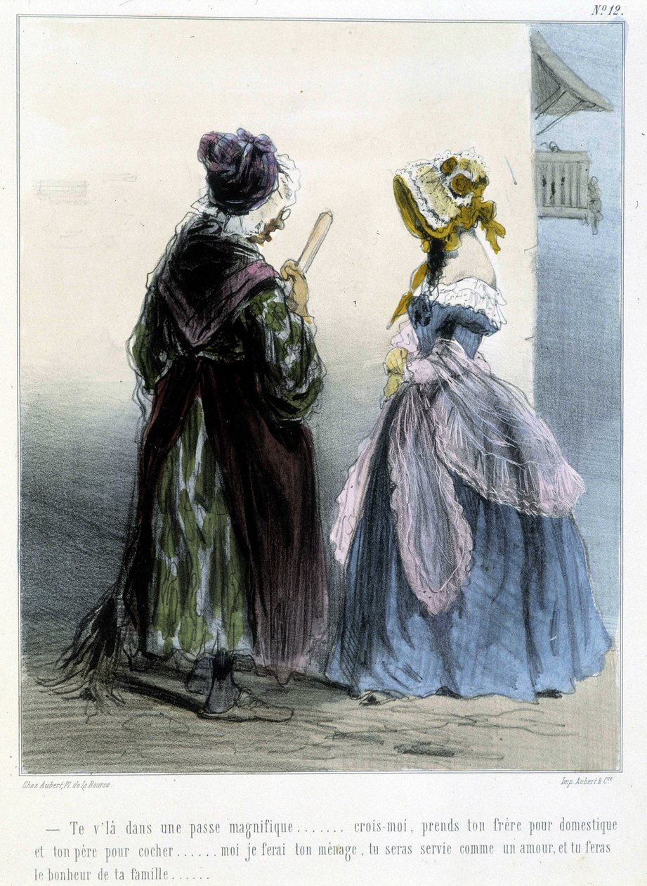 Caricatura - in "Madeleines" di Cham, ca. 1870-1880 da Amédée de Noé