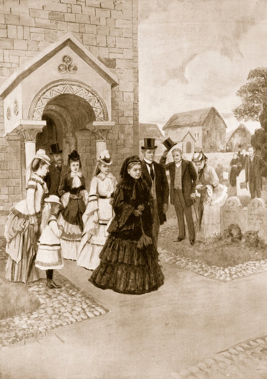 La vita della Regina Vittoria a Osborne: Sua Maestà alla Chiesa di Whippingham, da 