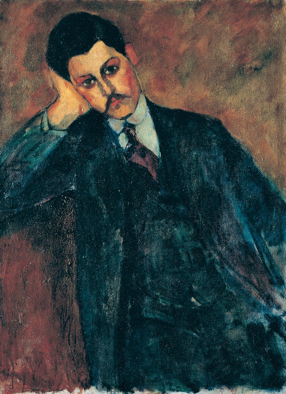 Ritratto di Jean Alexandre realizzato nel 1909 da Amedeo Modigliani