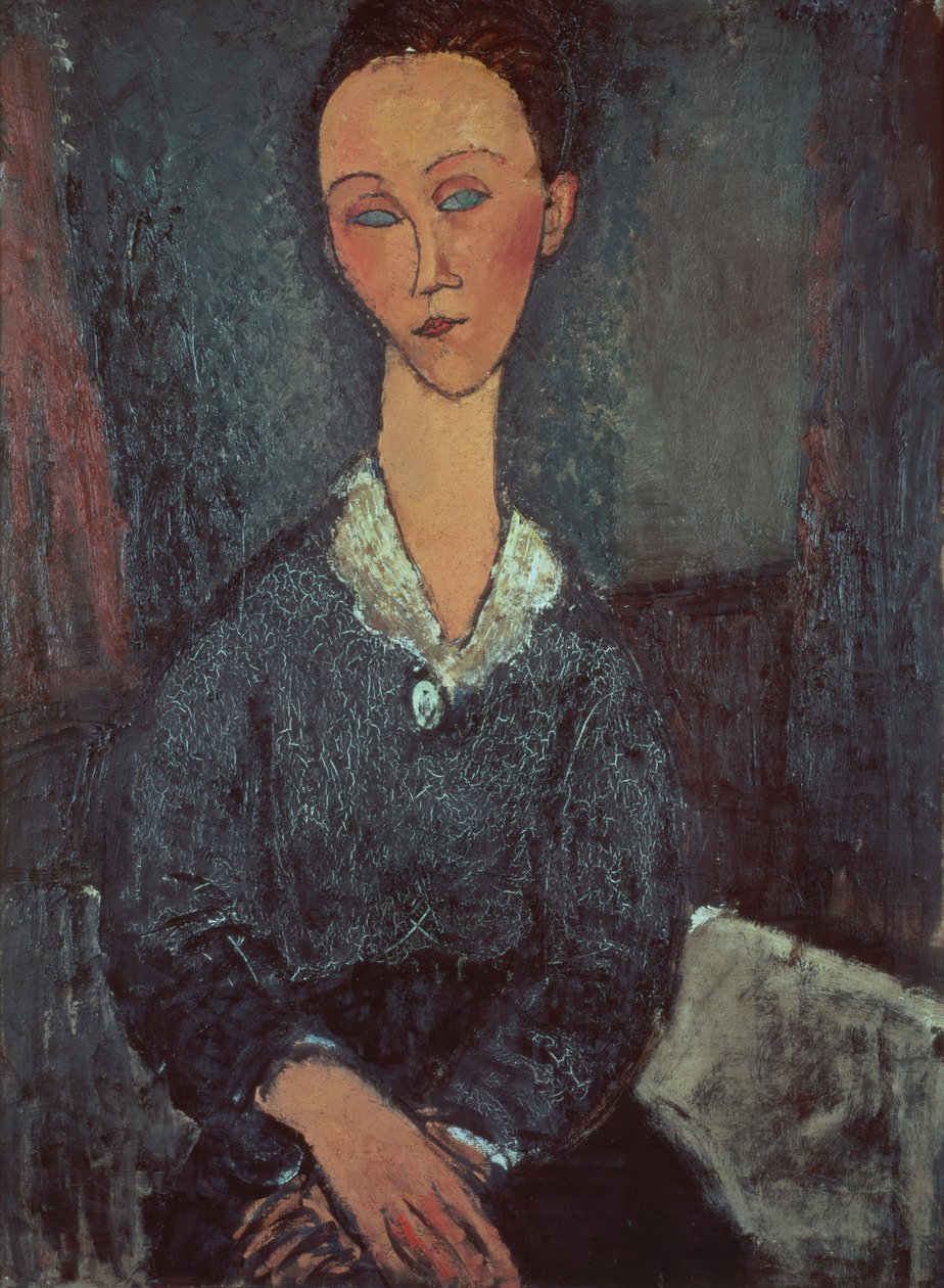 Ritratto di una donna con colletto bianco da Amedeo Modigliani