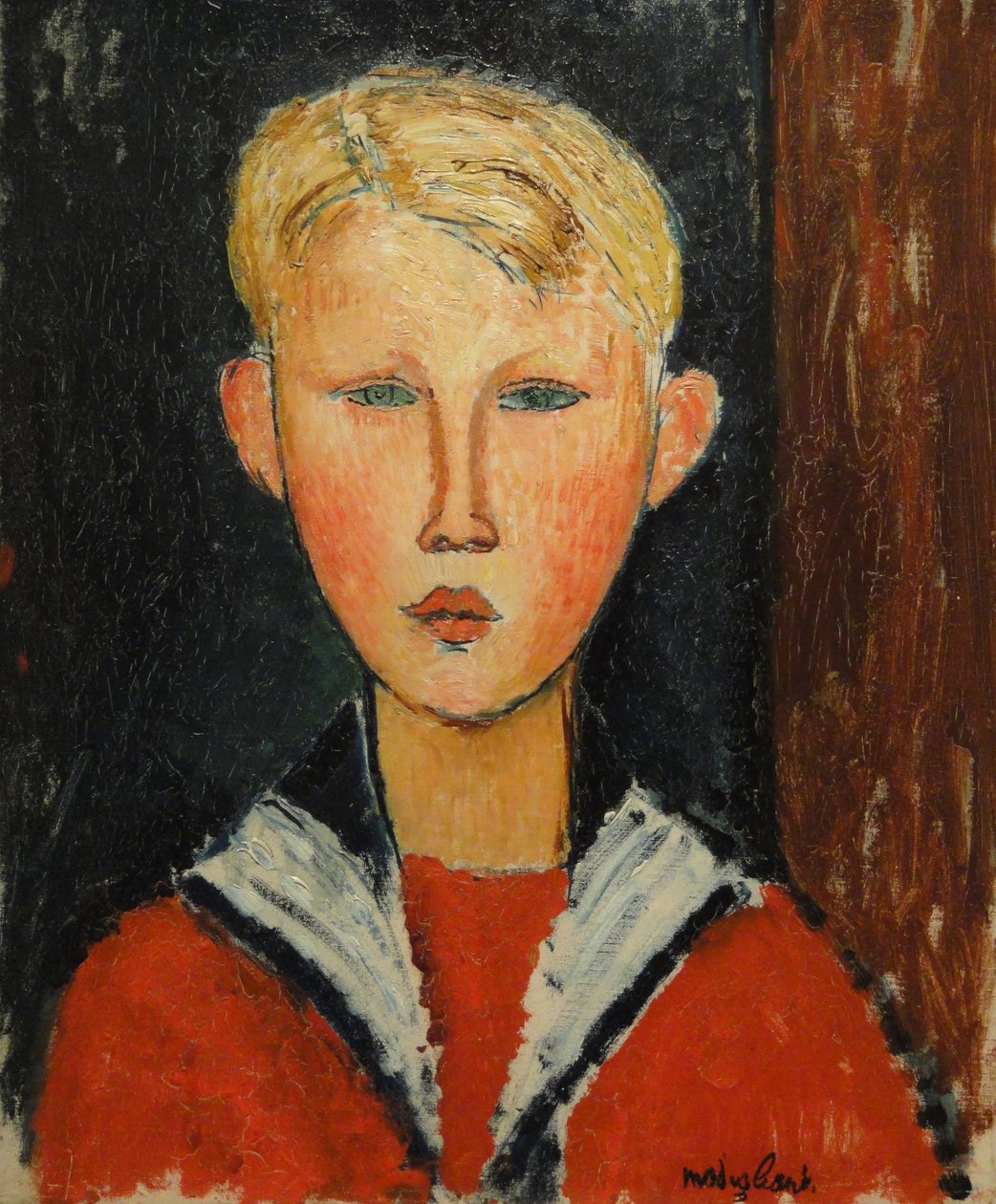 Il ragazzo dagli occhi azzurri da Amedeo Modigliani