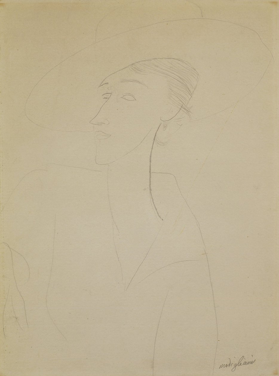 Senza titolo (Ritratto di Madame Zborowska) da Amedeo Modigliani