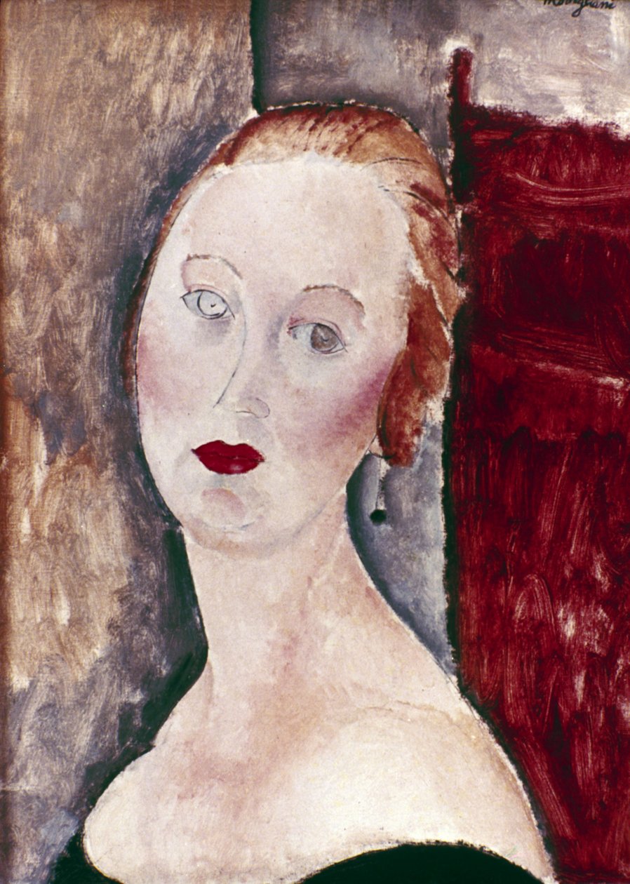 Una donna bionda. Ritratto di Germaine Survage, 1918 da Amedeo Modigliani