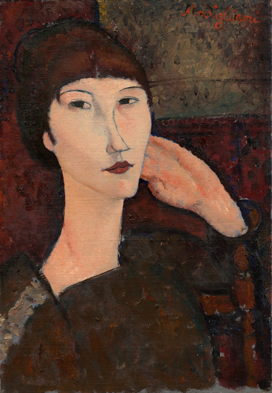 Adrienne (Donna con frangia) da Amedeo Modigliani