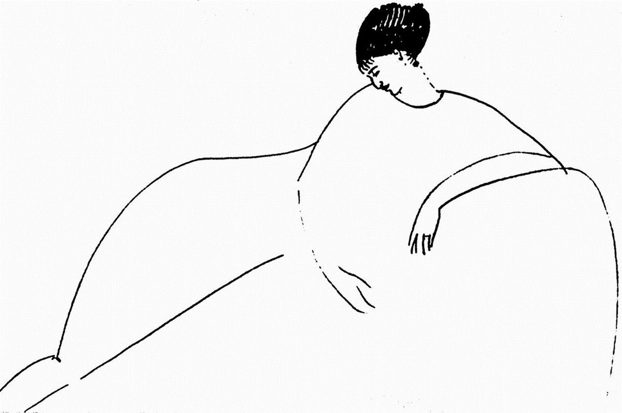 Anna Akhmatova, 1911 da Amedeo Modigliani