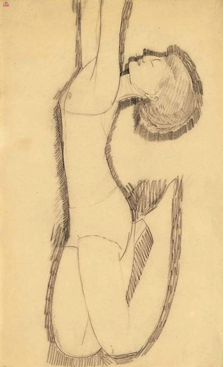 Anna Akhmatova come acrobata, 1911 da Amedeo Modigliani