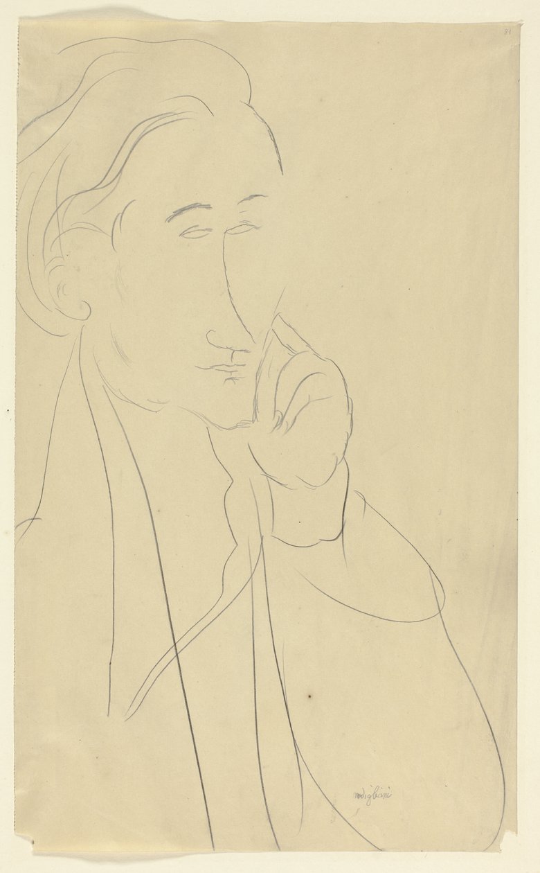 Busto di Zborowski da Amedeo Modigliani