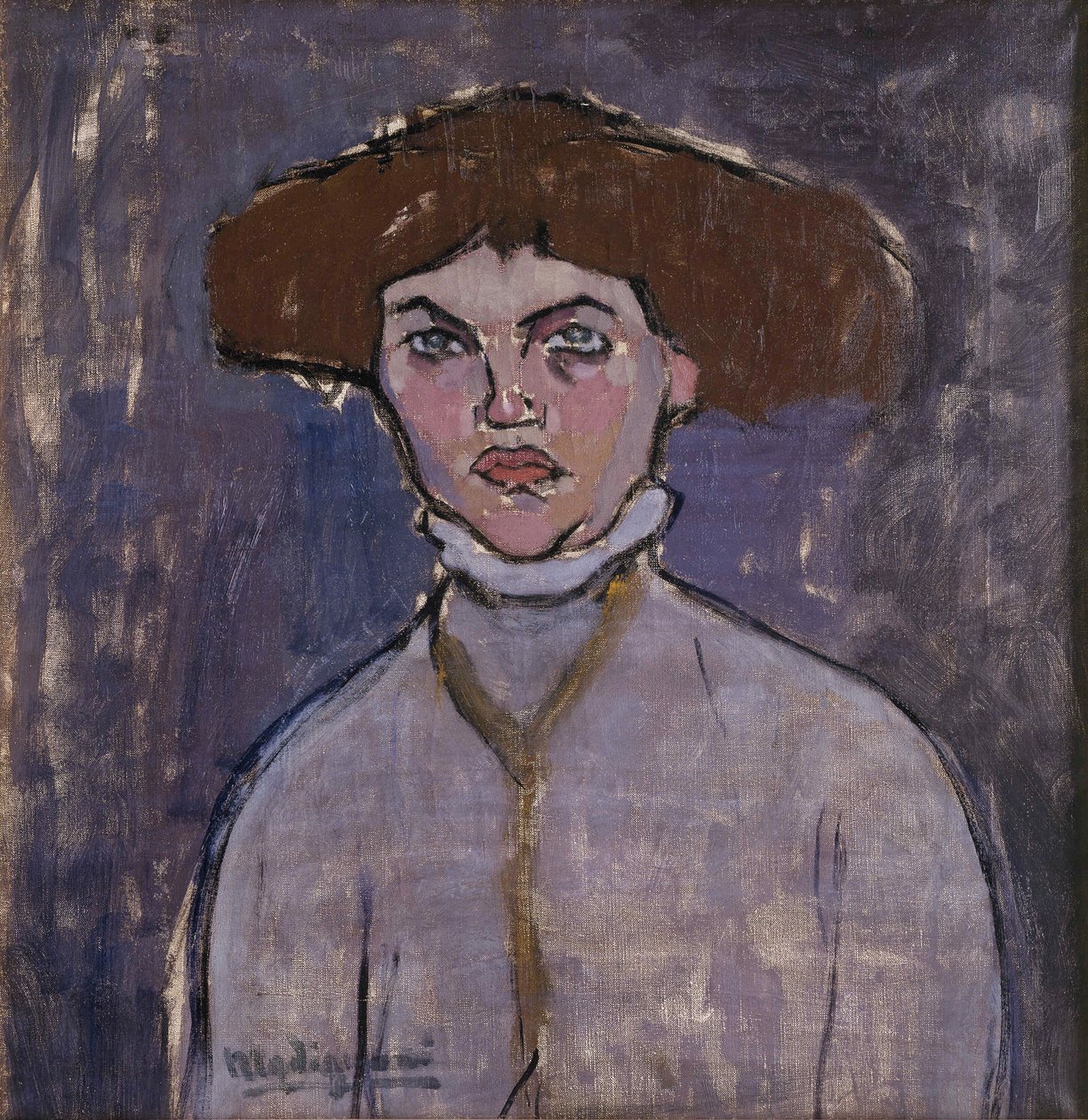Busto di giovane donna da Amedeo Modigliani