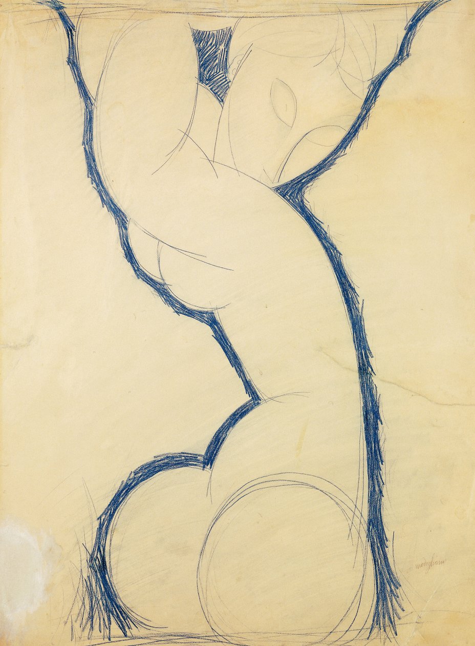 Cariatide da Amedeo Modigliani