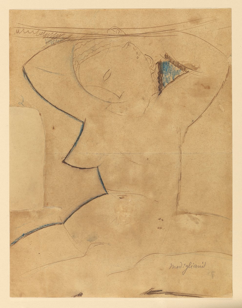 Cariatide con Seno Appuntito da Amedeo Modigliani