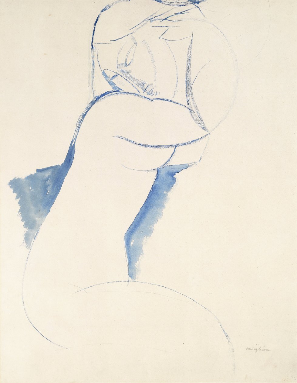 Cariatide, c.1913 da Amedeo Modigliani