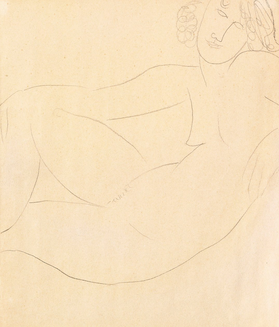 Donna nuda appoggiata, 1918 da Amedeo Modigliani