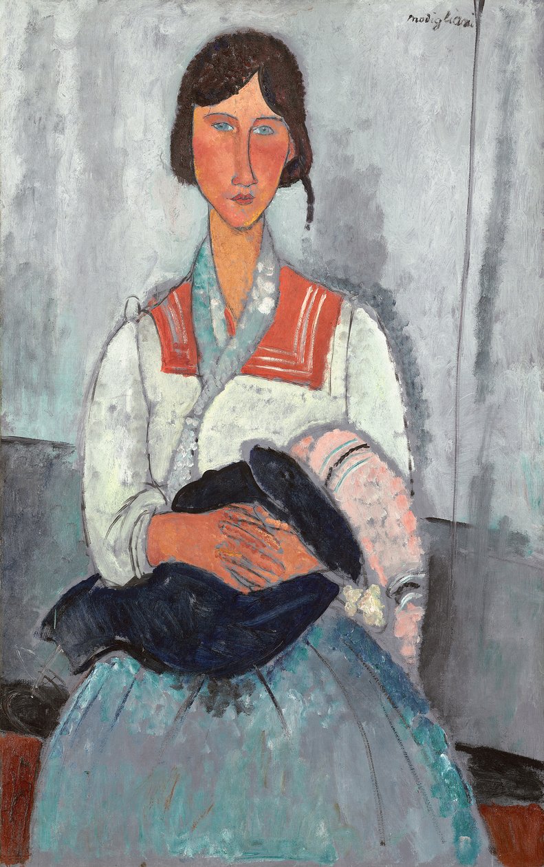 Zingara con bambino da Amedeo Modigliani