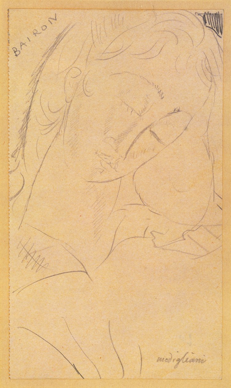Testa - Bairon da Amedeo Modigliani