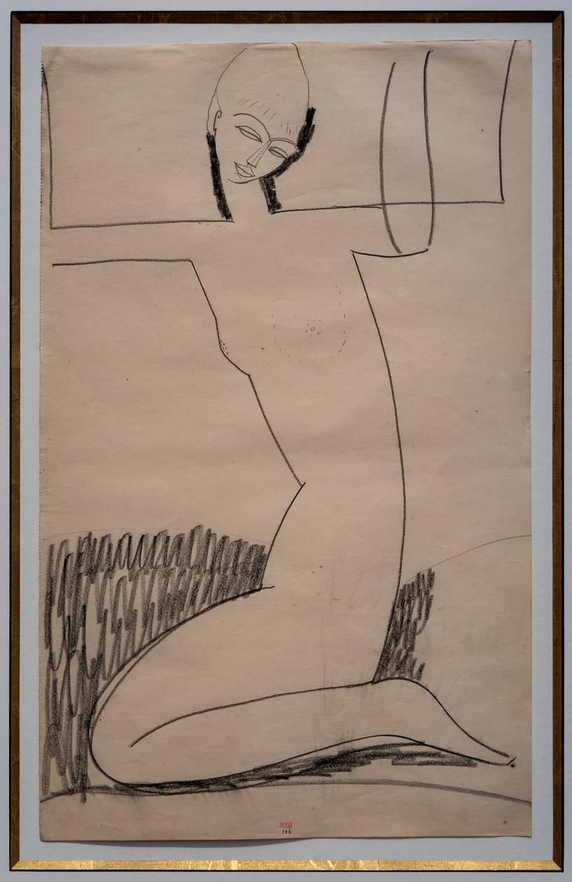 Cariatidi inginocchiate da Amedeo Modigliani