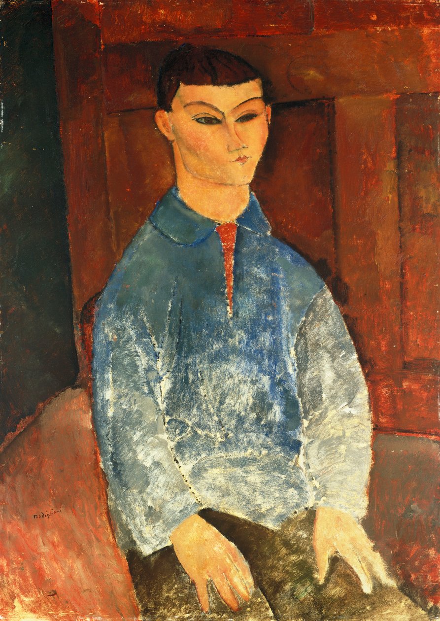 Moise Kisling seduto, 1916 da Amedeo Modigliani