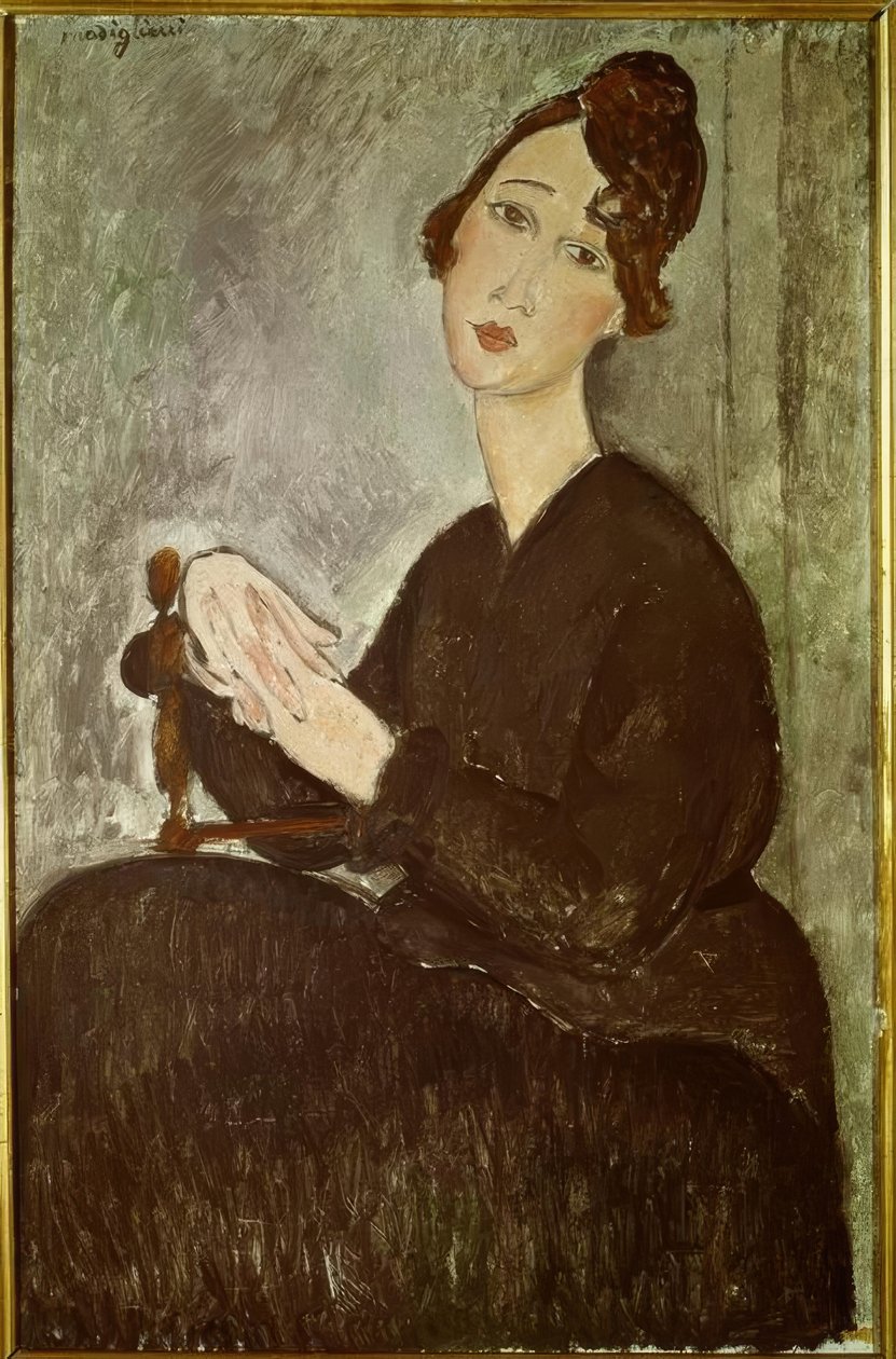 Ritratto di Dédie (Odette Hayden) da Amedeo Modigliani