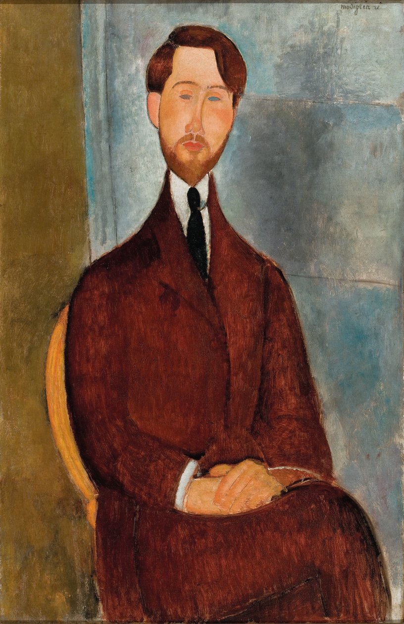 Ritratto di Leopold Zborowski da Amedeo Modigliani