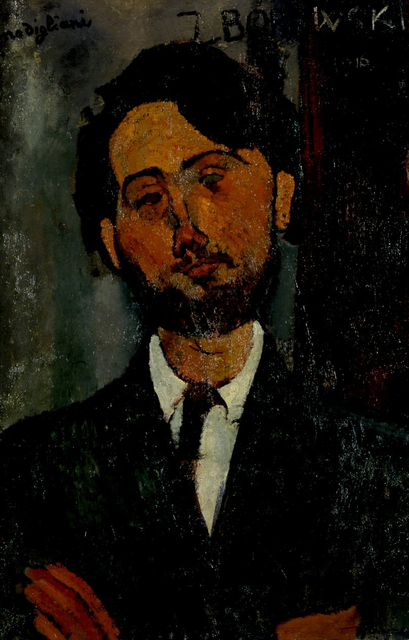 Ritratto di Léopold Zborowski da Amedeo Modigliani