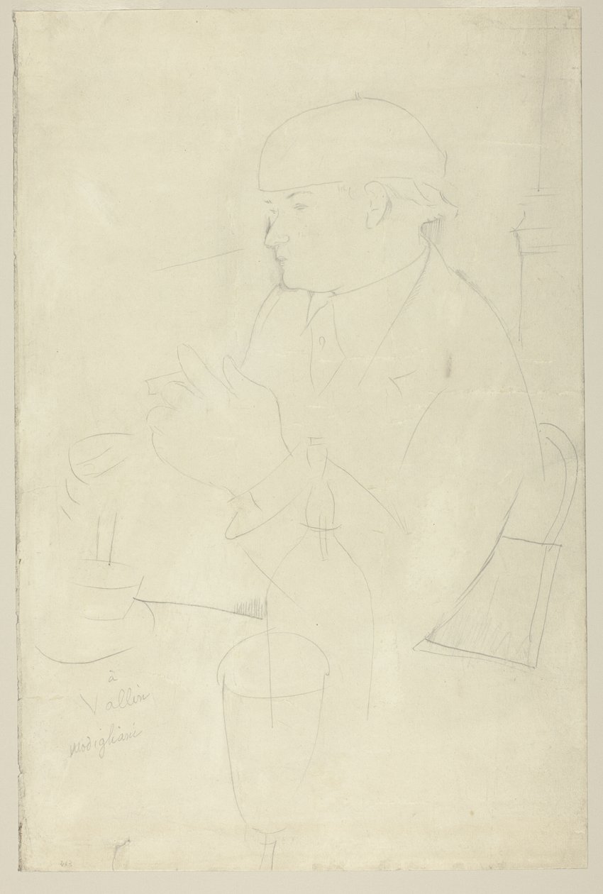 Ritratto di Vallin da Amedeo Modigliani