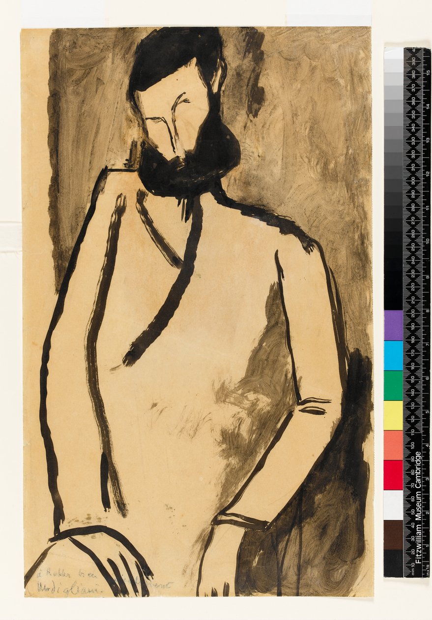 Ritratto di un uomo barbuto, 1909 da Amedeo Modigliani