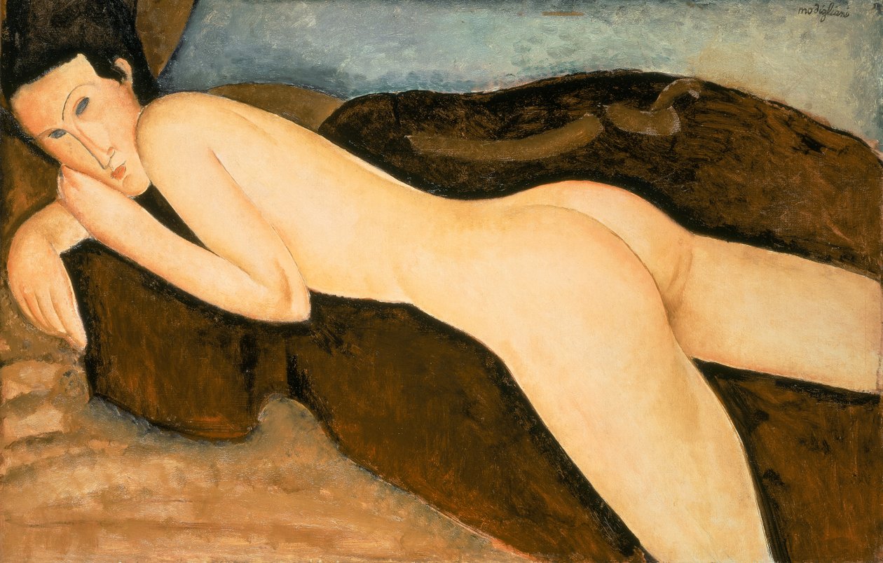 Nudo reclinato di schiena (Nu Couche de Dos) 1917 da Amedeo Modigliani
