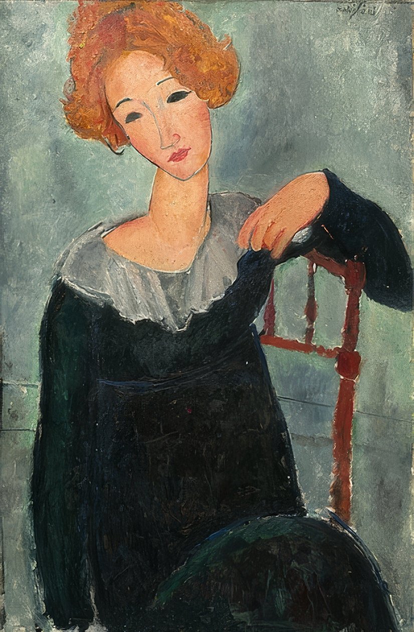 Donna dai capelli rossi da Amedeo Modigliani