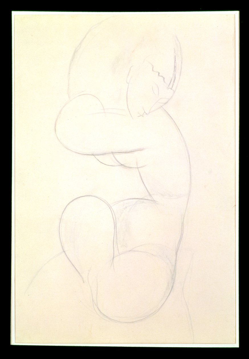Nudo femminile seduto da Amedeo Modigliani