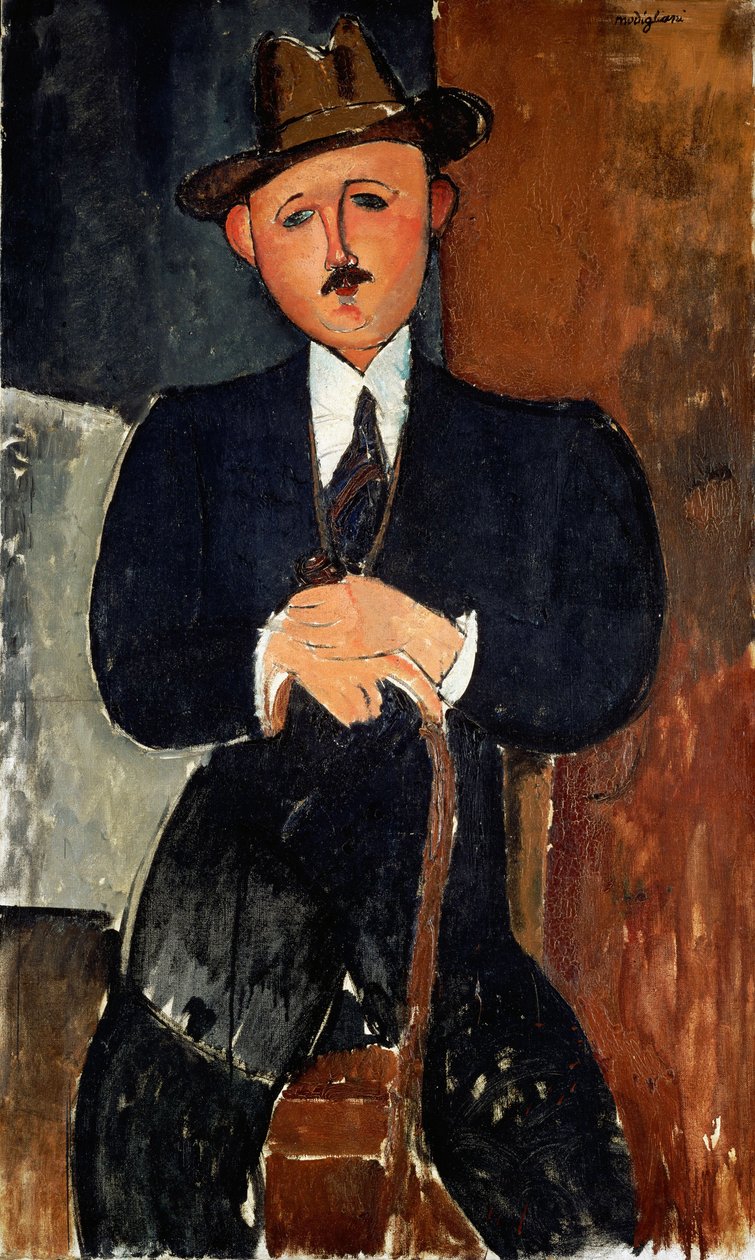 Uomo seduto da Amedeo Modigliani