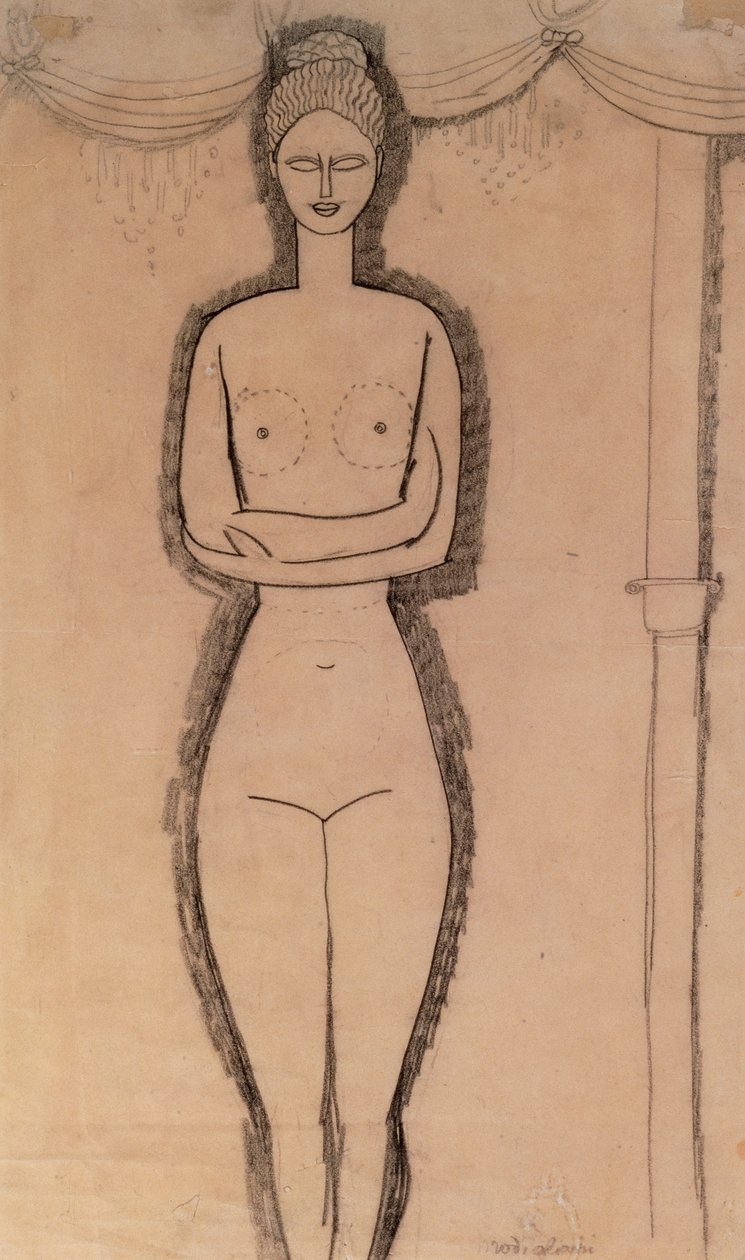 Nudo in piedi da Amedeo Modigliani