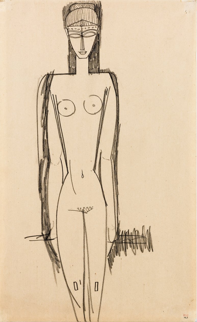 Nudo in piedi; Nu debout, c.1910-1911 da Amedeo Modigliani