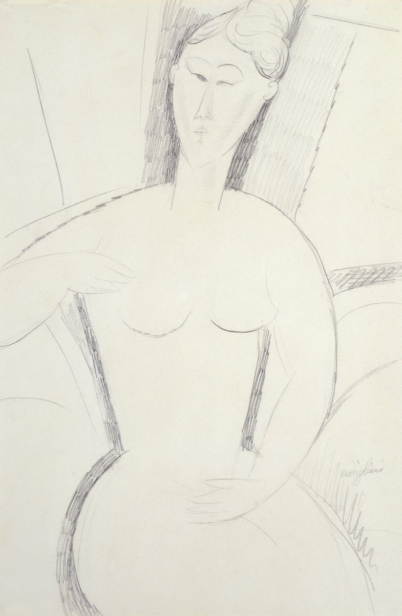 Donna seduta da Amedeo Modigliani