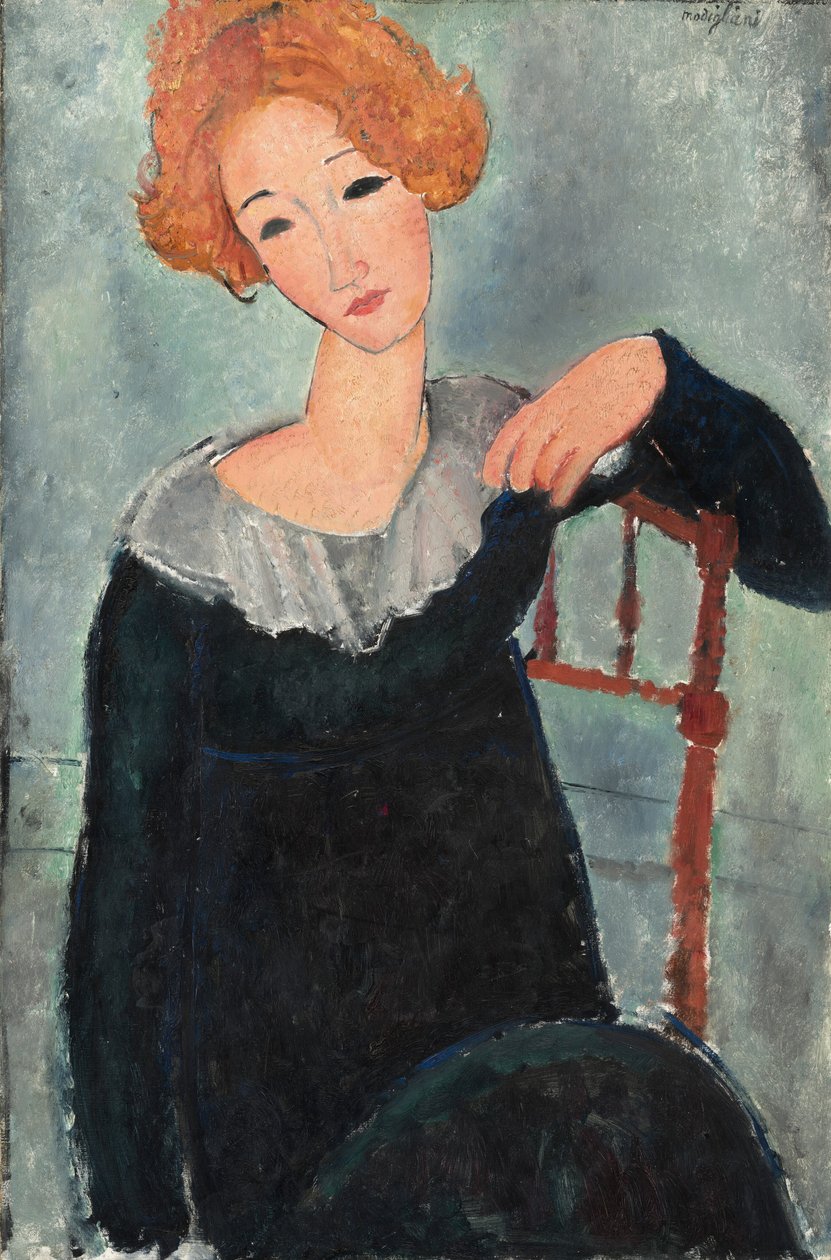 Donna dai capelli rossi da Amedeo Modigliani