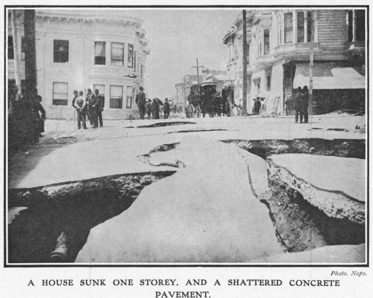 Conseguenze del terremoto di San Francisco del 1906 da American Photographer