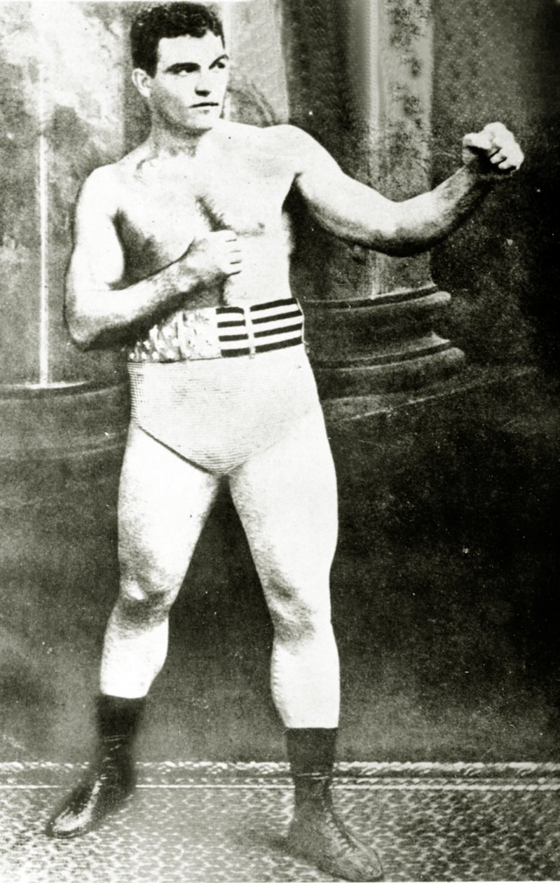 James J. Jeffries (foto seppia) da American Photographer