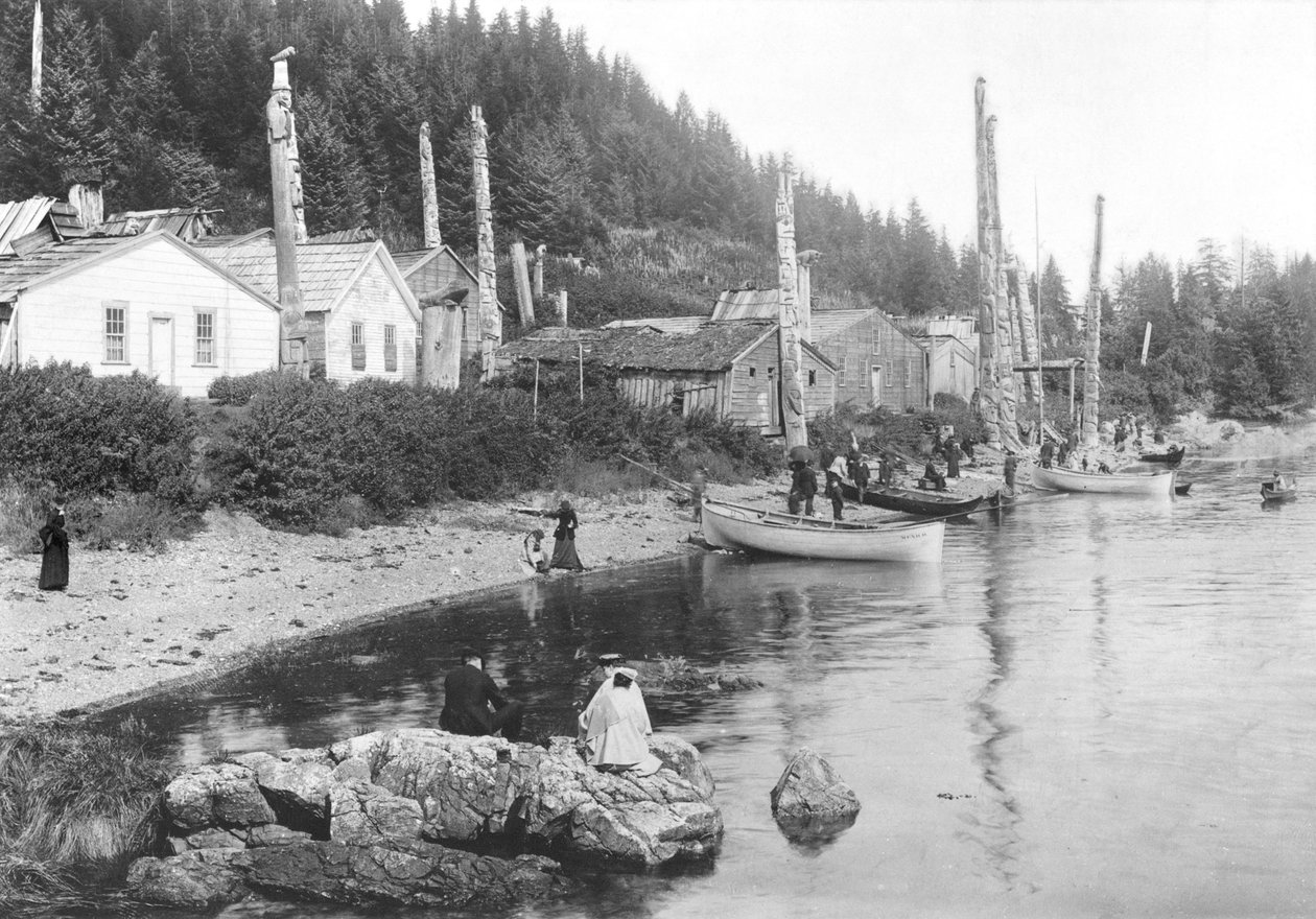 Villaggio in Alaska, c.1900 da American Photographer
