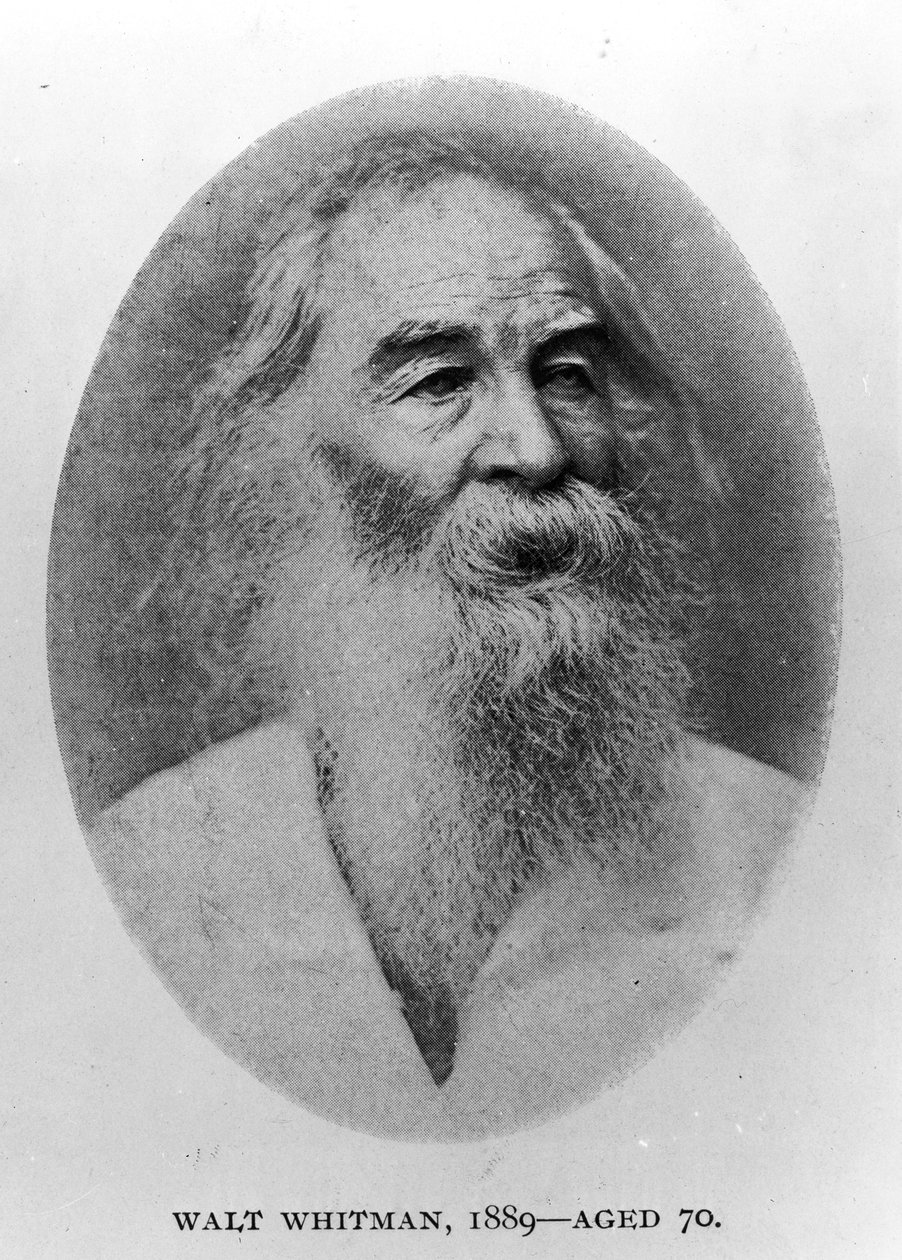 Walt Whitman, fotografato nel 1889 da American Photographer