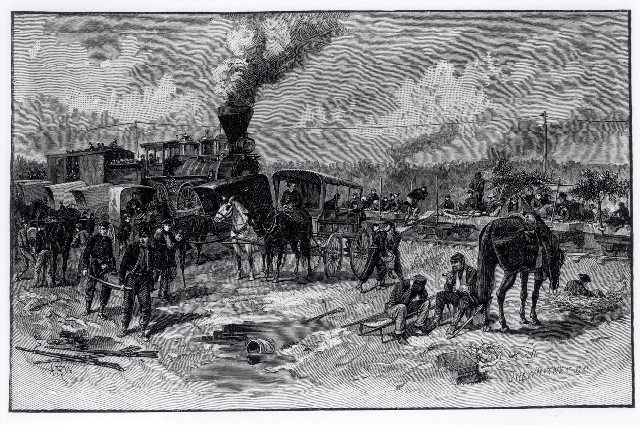 Dopo la battaglia di Seven Pines, giugno 1862, da 