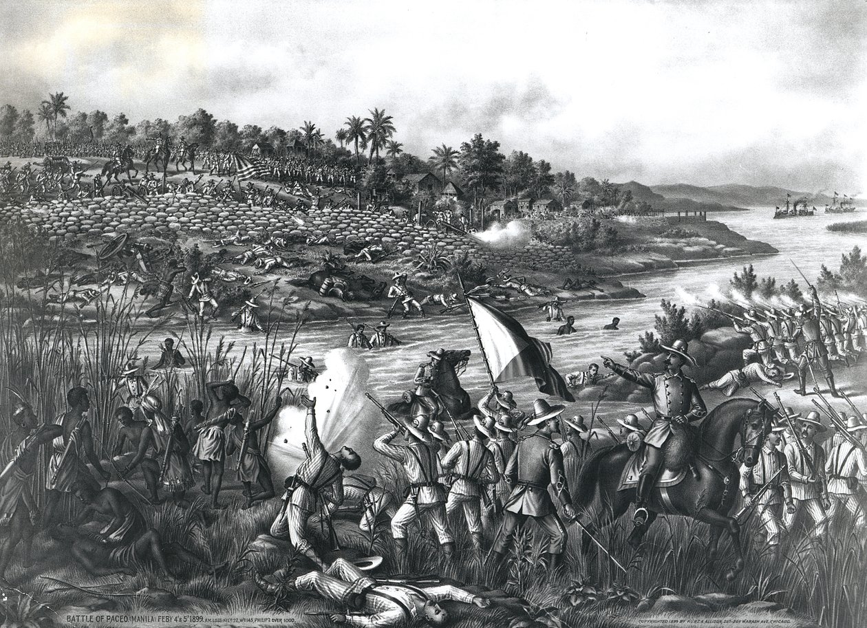 Battaglia di Paceo (Manila), Filippine, 4-5 febbraio 1899 da American School