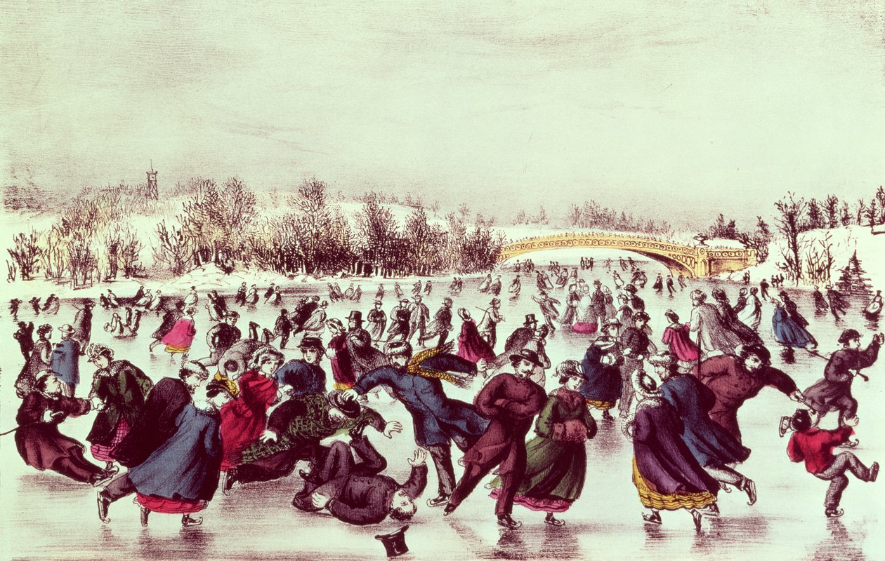 Central Park, inverno: il carnevale del pattinaggio da American School