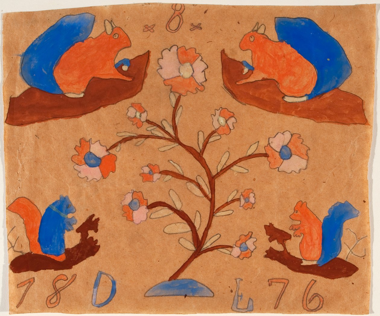 Quattro Scoiattoli, 1876 da American School