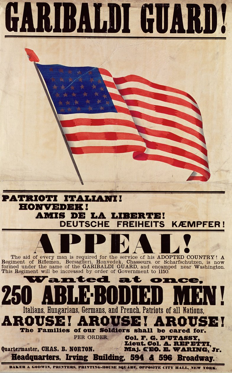 Garibaldi Guard! Appello!, pubblicato da Baker Godwin da American School