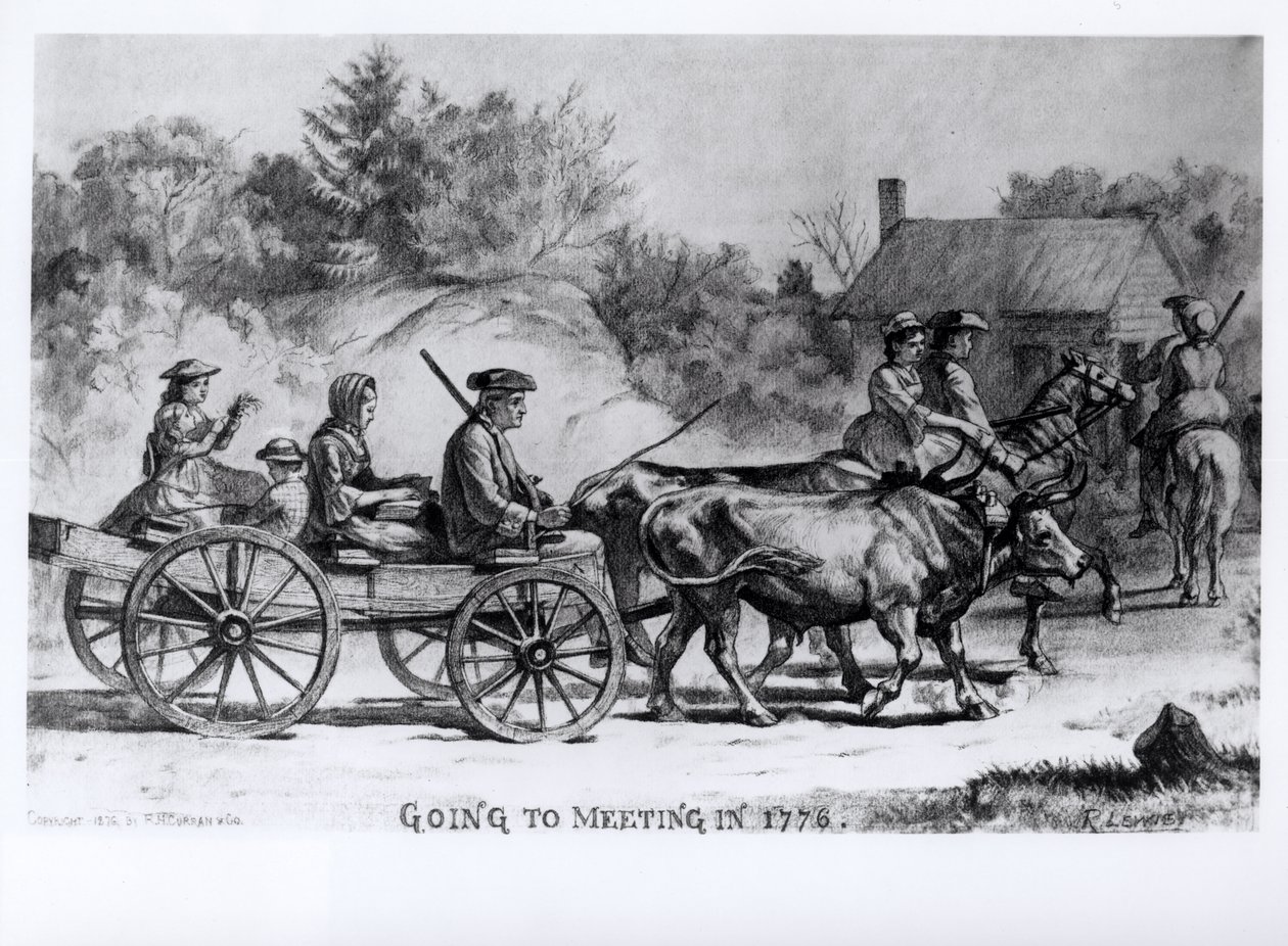 Andare alla riunione nel 1776, 1876 da American School