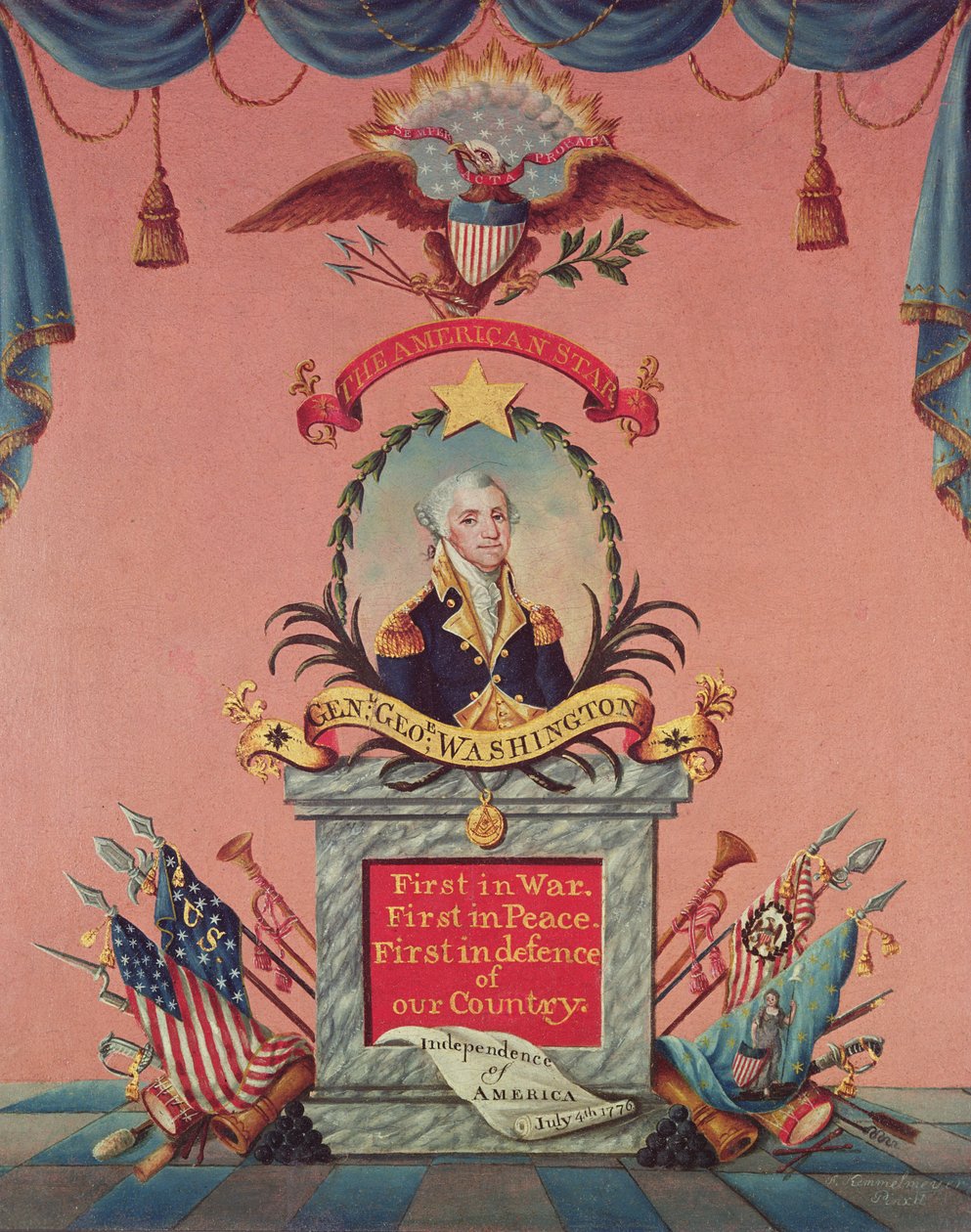 In Lode di George Washington da American School