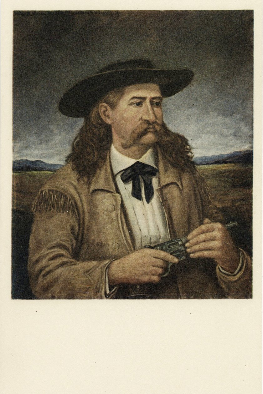 James Butler (Wild Bill) Hickok (1817 - 1876) da American School