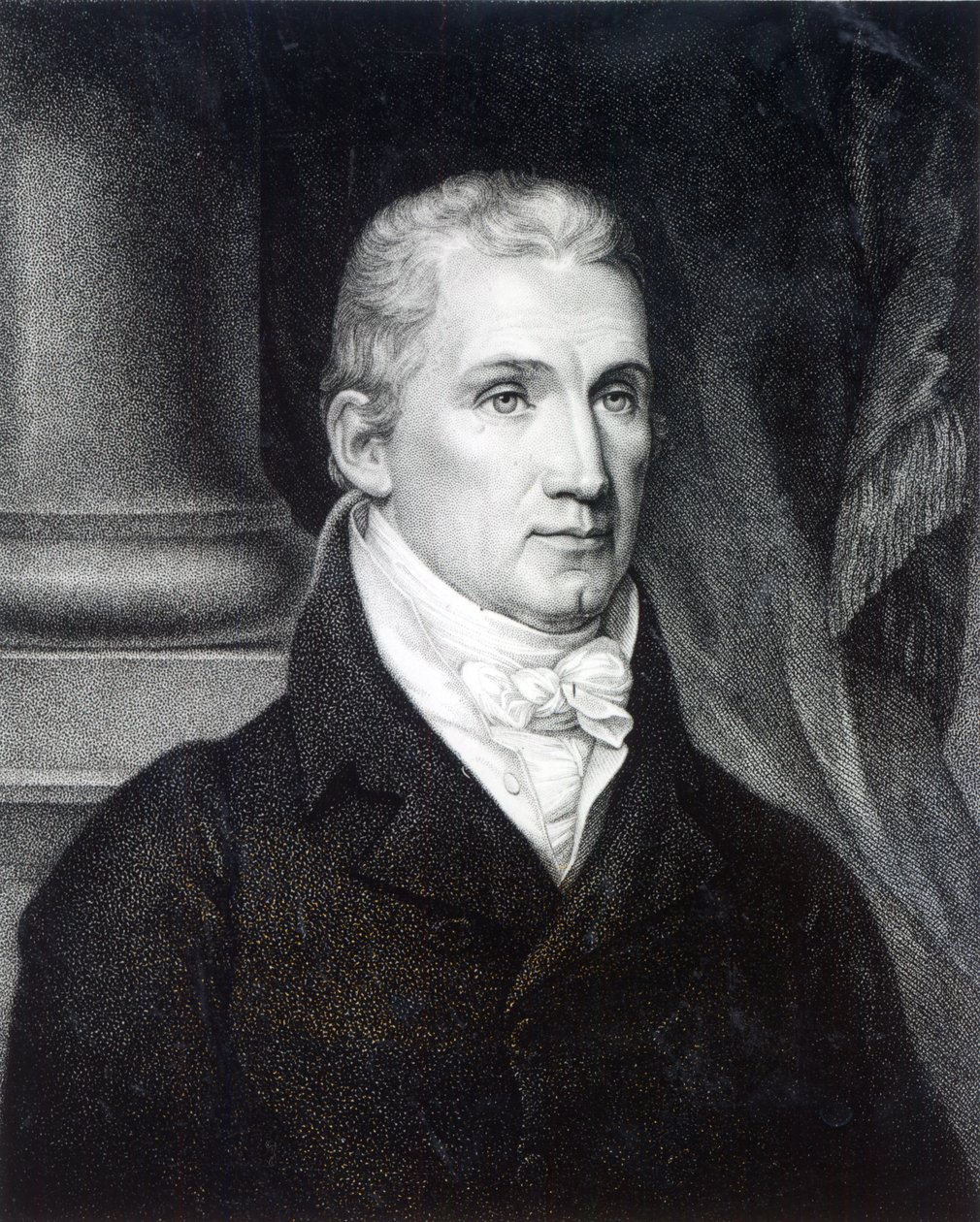 James Monroe, inciso da Thomas Gimbrede (1781-1832) da American School